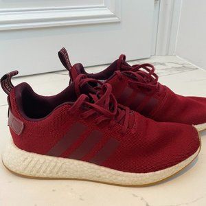 adidas NMD_R2 Running/Casual Shoes Size 10.5 US/44.5 EU Red & White